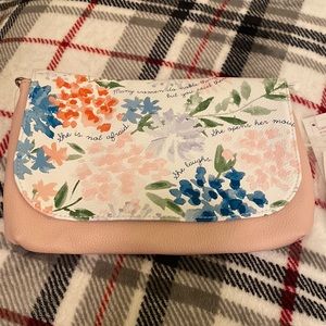 Studio Thirty-One Water Color Flower Clutch